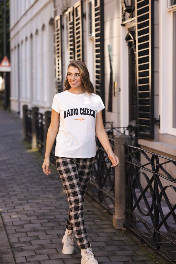 Dames T-shirt ‘Radio Check’