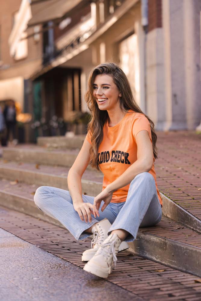 Dames T-shirt ‘Radio Check’