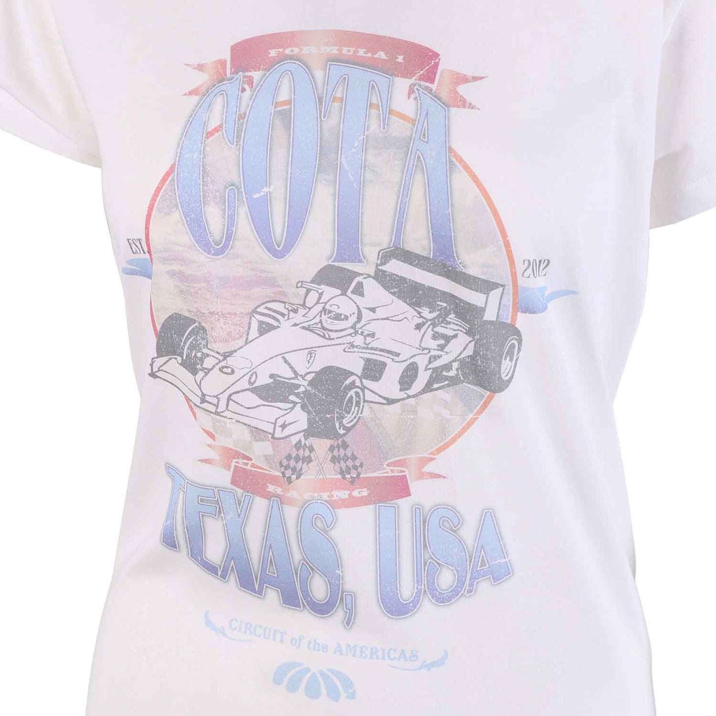 Dames T-shirt ‘COTA Texas USA’